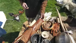 Irish & Viking Medieval Weapons & Armour On Display At Gallow's Hill, Dungarvan