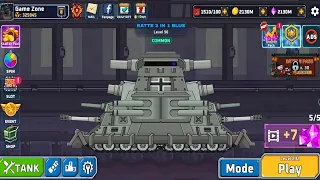 Tank Combat War Battle - New tank RATTE 2 IN 1 gameplay