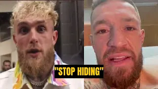 JAKE PAUL SENDS NEW MESSAGE TO CONOR MCGREGOR