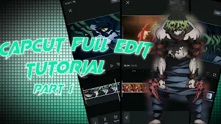 Capcut Full edit tutorial part 1 (Read Desc)