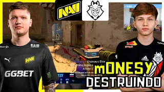 NAVI vs G2 (Mirage - Mapa 2) s1mple x m0NESY - Gaules Apoka e mch