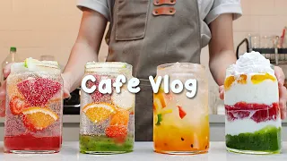 🌞시원한 탄산음료 한잔으로 초여름 더위를 날려보세요🍹30mins Cafe Vlog/카페브이로그/cafe vlog/asmr/Tasty Coffee#485