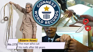 No. 173, Bizarre news : The man who cut his nails after 66 years. (ISL)