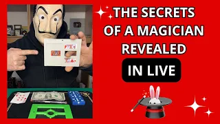 THE SECRETS OF A MAGICIAN REVEALED 🎩🪄 IN LIVE