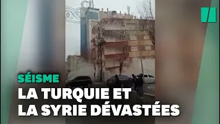 Les images dramatiques du séisme en Turquie et en Syrie