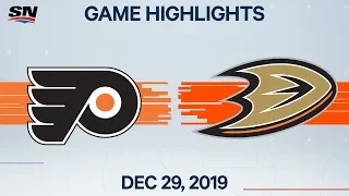 NHL Highlights | Flyers vs. Ducks - Dec. 29, 2019