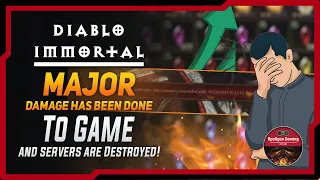 Major Damage Has Been Done To The Game And Servers Are Destroyed - Diablo Immortal