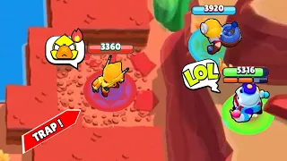 1000 IQ TRAP! Brawl Stars Funny Moments & Fails, Glitches