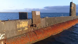 Retired submarine - HMAS Otama (drone)