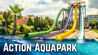 ALL WATER SLIDES at Action Aquapark Sunny Beach GoPro POV