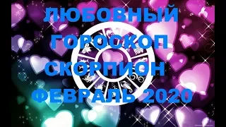 ЛЮБОВНЫЙ ГОРОСКОП СКОРПИОН ФЕВРАЛЬ 2020