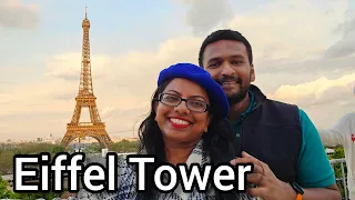 දෙපාරක් නගින්න වුනා Eiffel Tower vlog