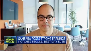 Samsara CEO Sanjit Biswas talks Q3 earnings as stock notches second-best day ever