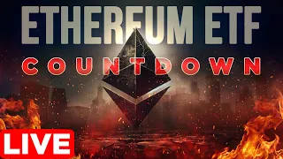 Ethereum ETF Denial Countdown⌛Bitcoin ETF Outlook LIVE