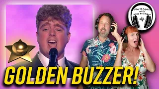 THE SOUND OF THE GOLDEN BUZZER! Mike & Ginger React to TOM BALL on AGT