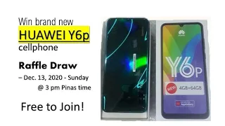 Brand new HUAWEI y6p cellphone GIVEAWAY | Follow instructions to join