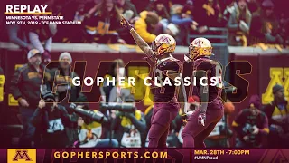 Watch Live: Gopher Football Defeats #5 Penn State 31-26 (Gopher Classics)