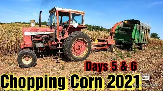 Chopping Corn 2021- Days 5 and 6/Filling the Silo with Corn Silage
