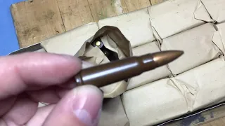 Unpacking Chinese surplus military 7.62x39 ammo can in 2021