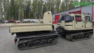 Вездеход BV-206 Лось - работа системы мультилифт/