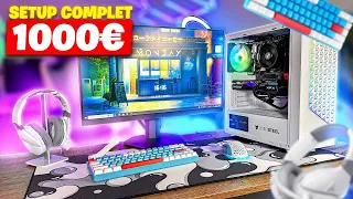 CONSTRUIRE UN SETUP COMPLET AVEC 1000€ (avec PC Gamer)