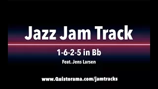 Bb Jazz Backing Track - Medium Swing (1-6-2-5)