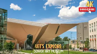 Let's explore a 4K walking tour of the Denver Arts Museum, Denver, CO