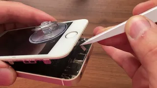 замена батарейки на iPhone SE / iPhone SE battery replacement