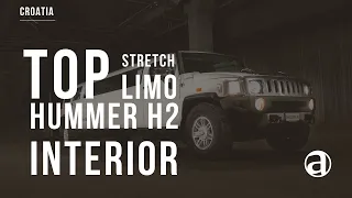 Luxury Transportation | Stretch Limousine | Hummer H2 Limo Interior | antropoti concierge