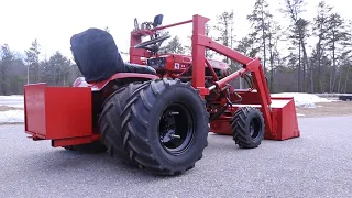 Wheel Horse Ark Front End Loader Garden Tractor Restoration | Full Video