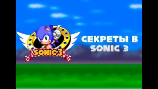 Cекреты в Sonic 3