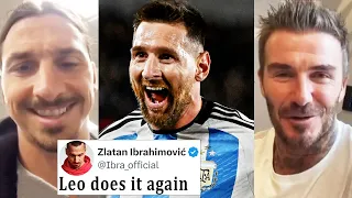 Famous Reaction On Messi Stunning Match Winning Free Kick | Argentina vs Ecuador 1-0 Reaction