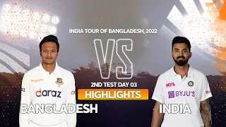 Bangladesh vs India Highlights || Day 3 || 2nd Test || India tour of Bangladesh 2022