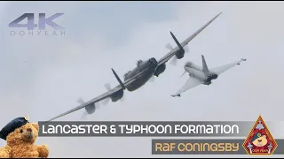 LOOK AT THIS! AVRO LANCASTER & TYPHOON FORMATION DISPLAY | RAF CONINGSBY • BBMF & ANARCHY1 18.05.23