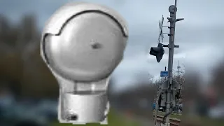 Safetran Hybrid Railroad Crossings Bells Compilation