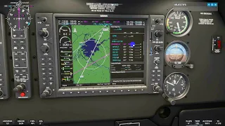 Flight Simulator - Approche ILS - Atterrissage automatique avec G1000
