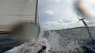 Fireball Fast Reach in 15+ knots