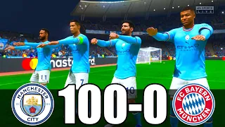 FIFA 23 | RONALDO, MESSI, MBAPPE, NEYMAR, ALL STARS | MANCHESTER CITY 100 - 0 BAYERN MUNICH