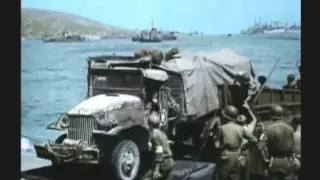 WWII INVASION OF SOUTHERN  FRANCE  2 OF 3  RARE COLOR FILM