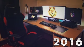 THE BEST 2016 GAMING SETUP AND ROOM TOUR!