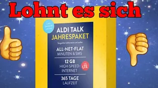 Aldi Talk Jahrespacket für 60 Euro lohnt sich das wirklich