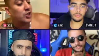 Live hammouch @abdellahsyb @MUSLIM333 badr harri 36 TikTok لايف حموش سيبلوس و مسلم و بدر