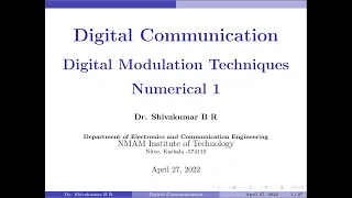 Digital Modulation Techniques: Numerical 1 (Drawing Modulated Signal Waveforms for ASK, FSK, & PSK)