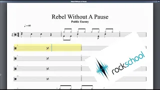 Rebel Without A Pause Rockschool Debut Grade Drums