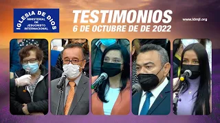 Testimonios 6 de octubre de 2022 - Iglesia de Dios Ministerial de Jesucristo Internacional