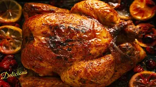 The Best Whole Roasted Chicken I`ve Ever Made! Delicious!