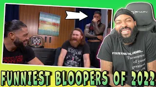 FUNNIEST WWE BLOOPERS OF 2022 (REACTION)