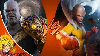 THANOS vs. SAITAMA - Full Fight (EPIC BATTLE!) | One Punch Man vs. The Mad Titan REACTION!!!