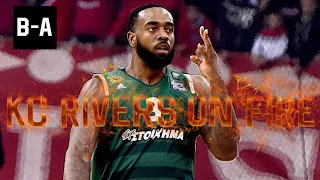 K.C. Rivers CATCHES FIRE at SEF | 27 POINTS | Olympiacos - Panathinaikos 67-77 | 2017 Cup Semifinal