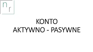 Konto Aktywno - Pasywne #4